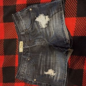 Women's jean shorts